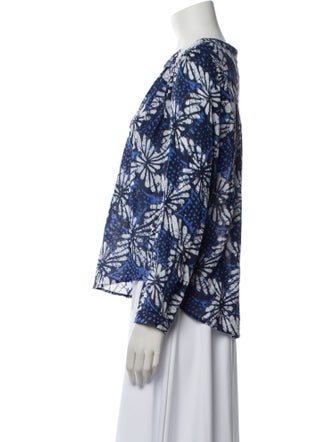 Xirena Floral Print V-Neck Blouse