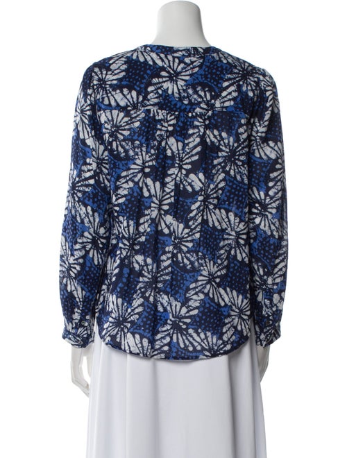 Xirena Floral Print V-Neck Blouse