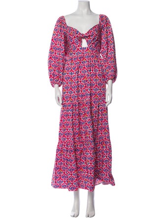 Xirena Floral Print Long Dress