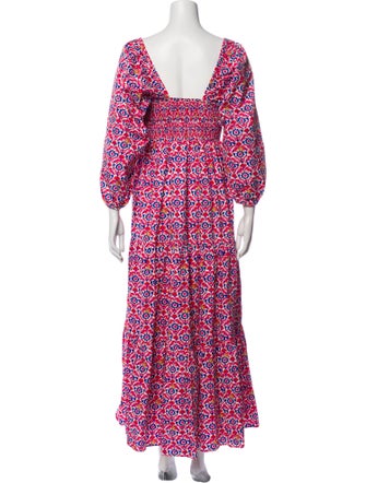 Xirena Floral Print Long Dress