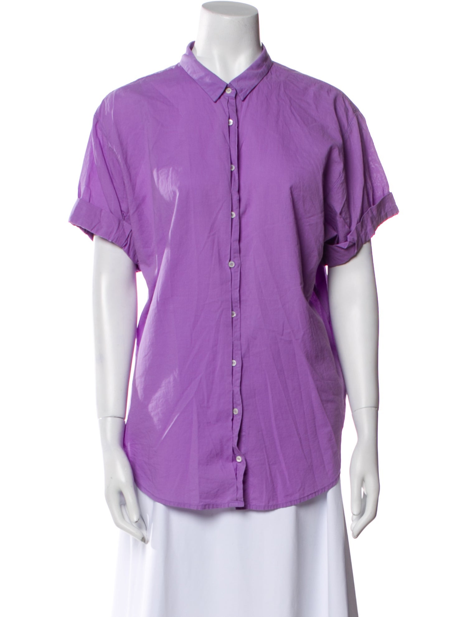 Xirena Short Sleeve Button-Up Top w/ Tags