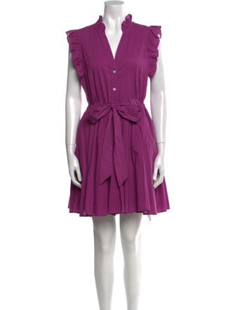 Xirena V-Neck Mini Dress