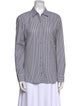 Xirena Striped Long Sleeve Button-Up Top