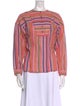 Xirena Striped Crew Neck Blouse