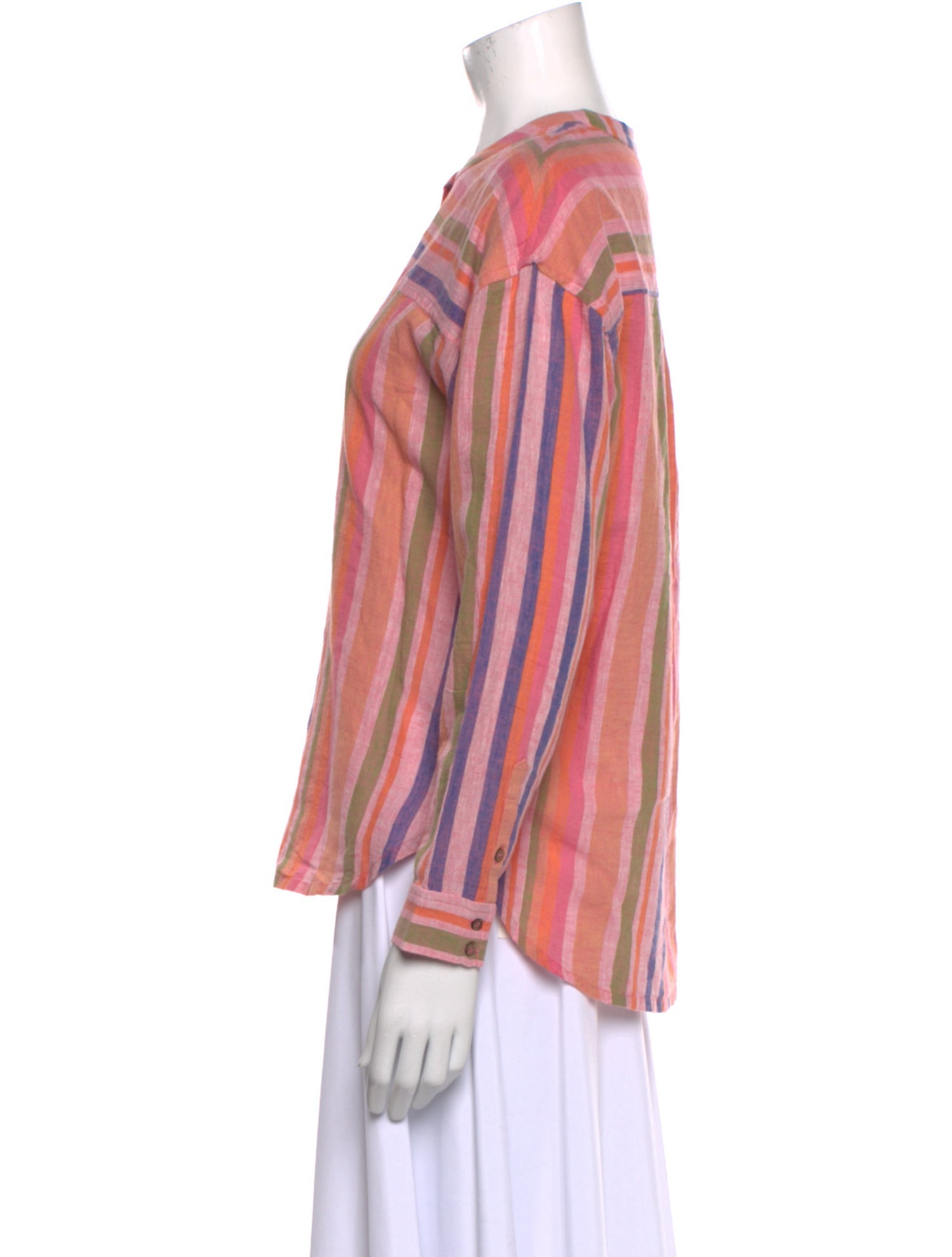 Xirena Striped Crew Neck Blouse