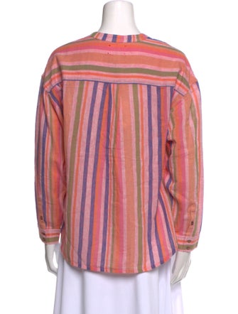 Xirena Striped Crew Neck Blouse