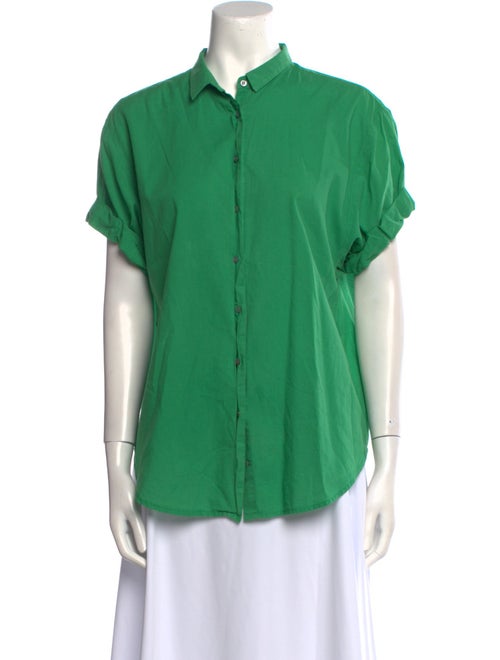 Xirena Short Sleeve Button-Up Top
