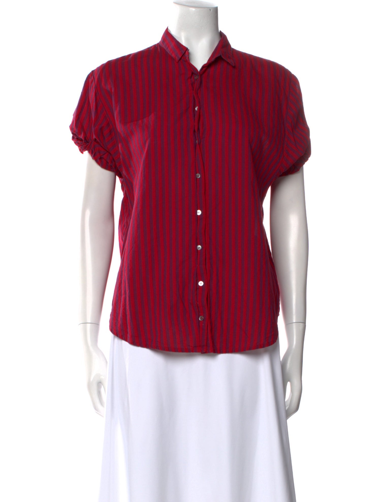 Xirena Short Sleeve Button-Up Top