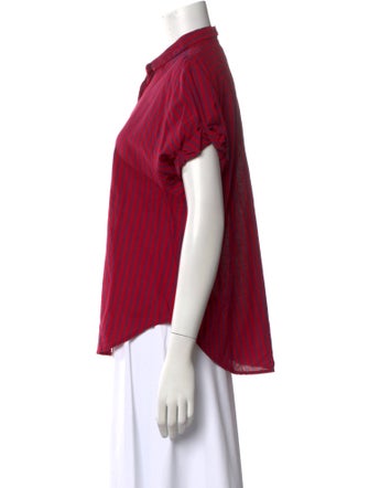 Xirena Short Sleeve Button-Up Top