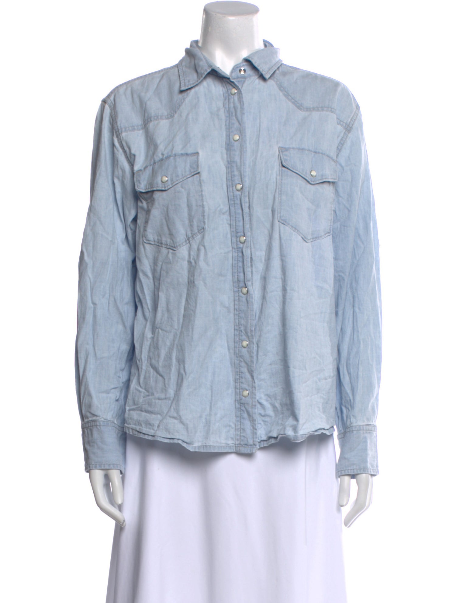 Xirena Long Sleeve Button-Up Top