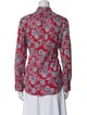 Xirena Floral Print Long Sleeve Button-Up Top