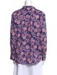 Xirena Floral Print Long Sleeve Button-Up Top