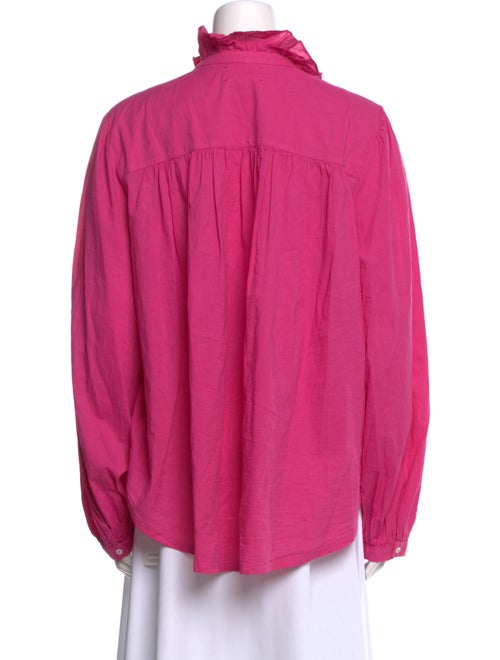 Xirena Mock Neck Long Sleeve Blouse