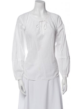 Xirena V-Neck Long Sleeve Blouse