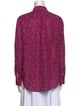 Xirena Floral Print Long Sleeve Button-Up Top