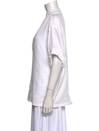 Xirena V-Neck Short Sleeve Tunic