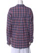 Xirena Plaid Print Long Sleeve Button-Up Top