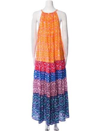 Xirena Printed Long Dress