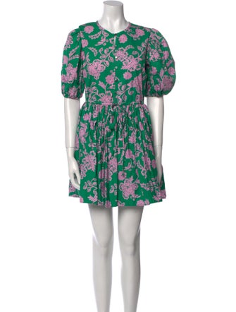 Xirena Floral Print Mini Dress