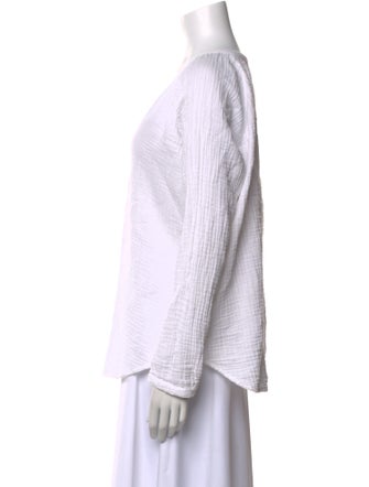 Xirena V-Neck Long Sleeve Blouse