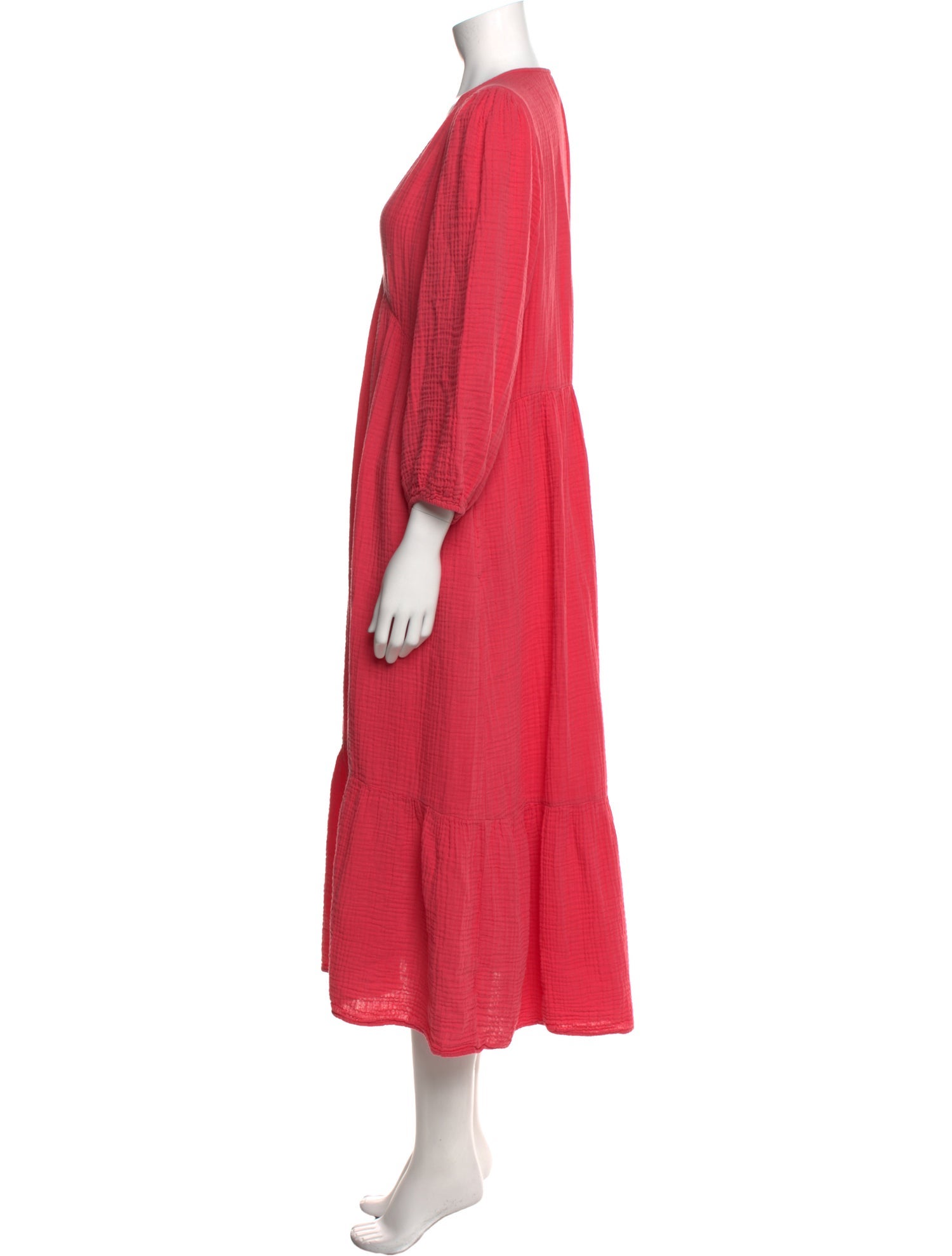 Xirena V-Neck Midi Length Dress