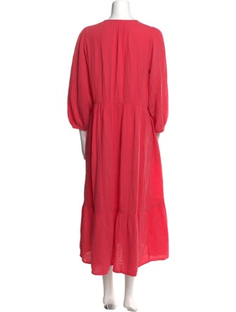 Xirena V-Neck Midi Length Dress