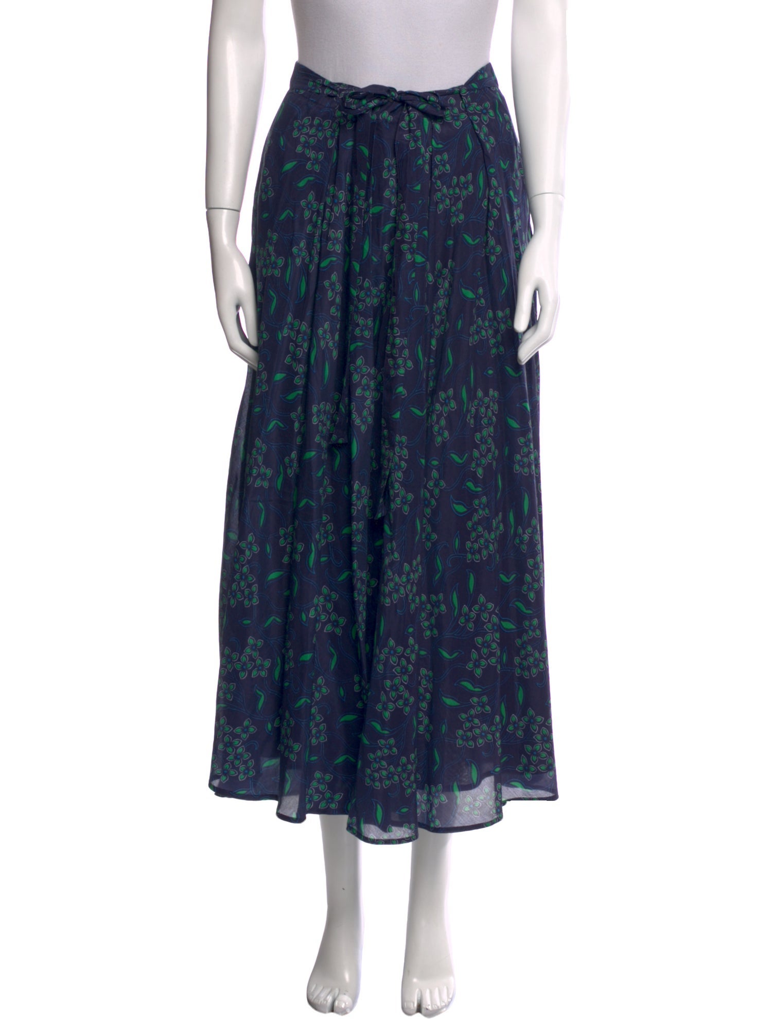 Xirena Floral Print Midi Length Skirt