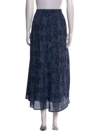 Xirena Floral Print Midi Length Skirt
