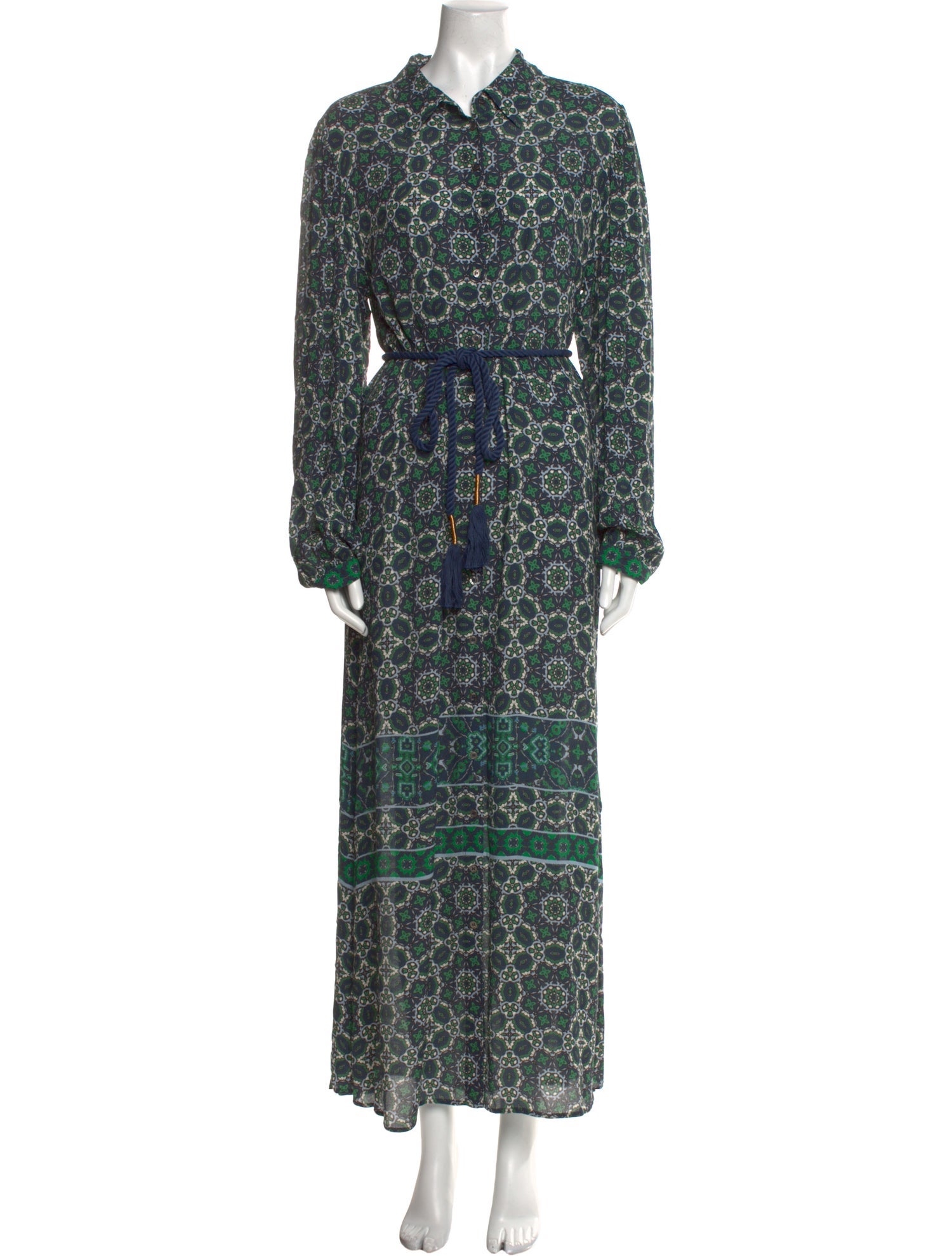 Xirena Printed Long Dress w/ Tags