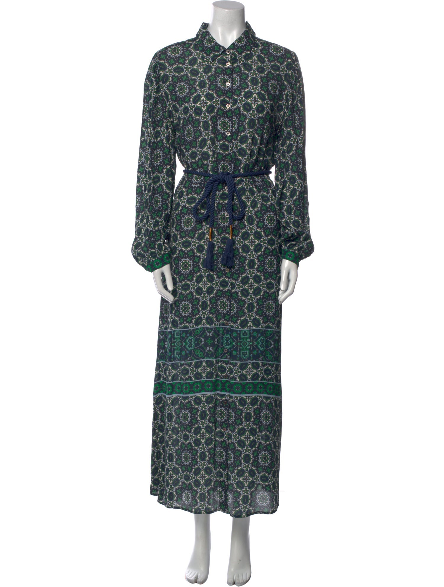 Xirena Printed Long Dress w/ Tags