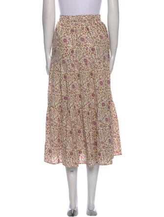 Xirena Floral Print Midi Length Skirt