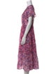 Xirena Floral Print Midi Length Dress