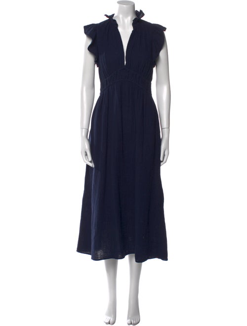 Xirena V-Neck Long Dress