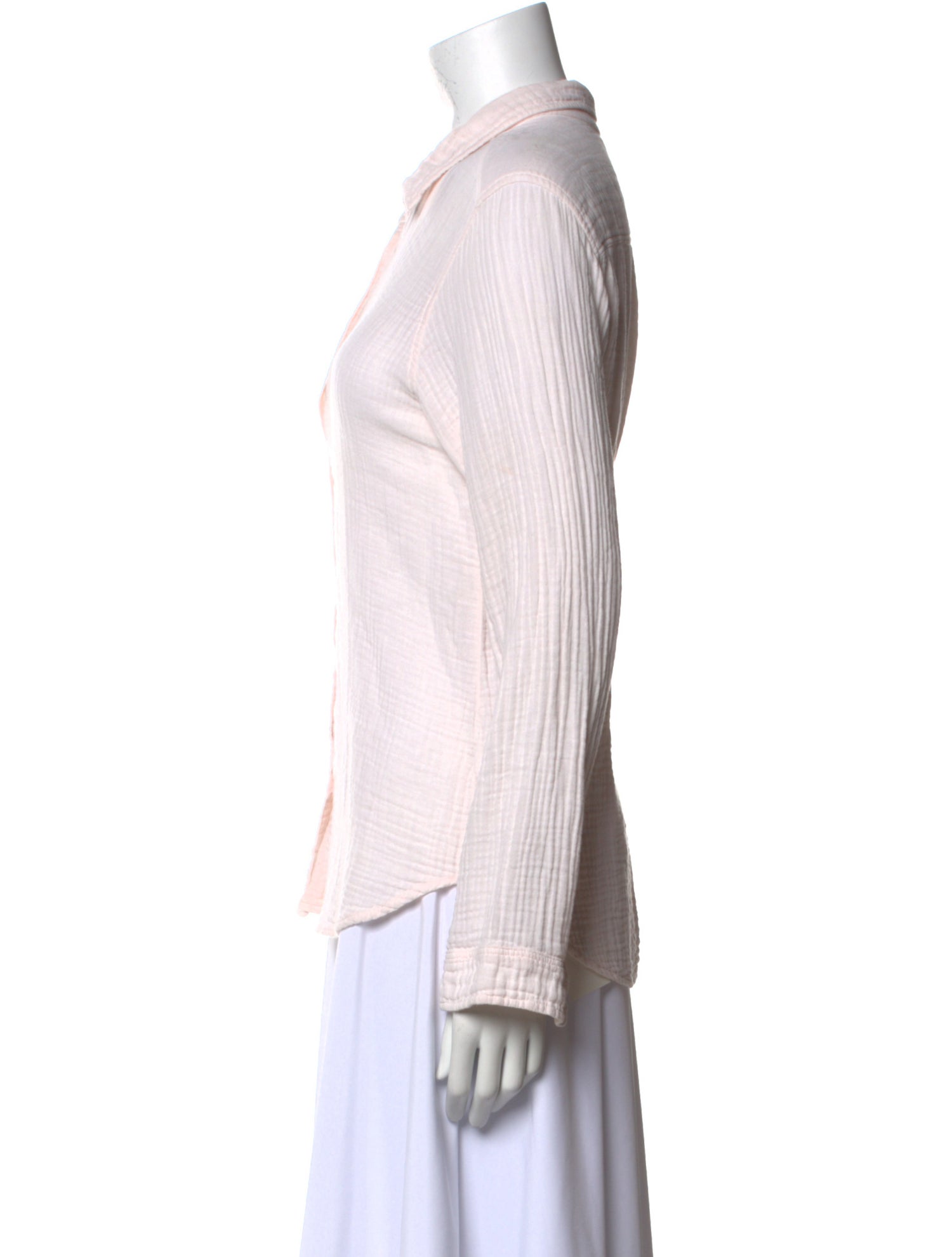 Xirena Plaid Print Long Sleeve Button-Up Top