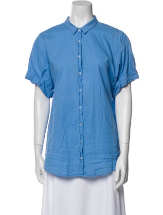 Xirena Short Sleeve Button-Up Top