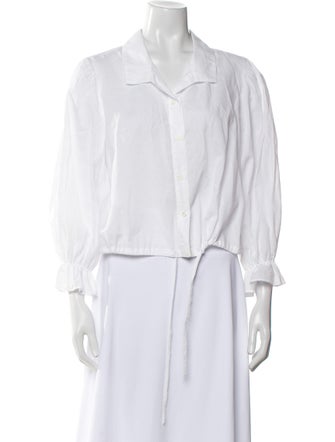 Xirena Three-Quarter Sleeve Button-Up Top