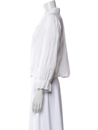 Xirena Three-Quarter Sleeve Button-Up Top