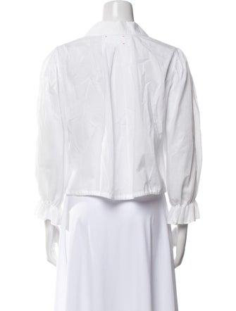 Xirena Three-Quarter Sleeve Button-Up Top