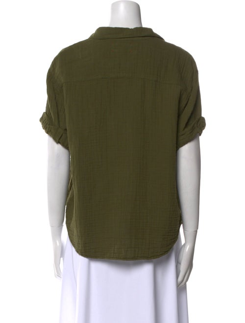 Xirena V-Neck Short Sleeve Blouse