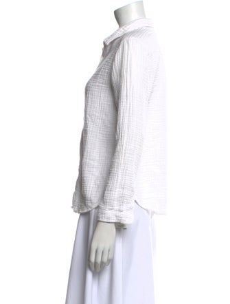 Xirena Three-Quarter Sleeve Button-Up Top