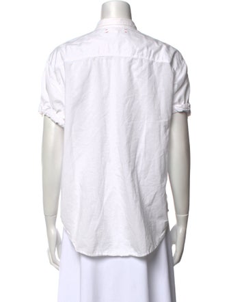 Xirena Short Sleeve Button-Up Top