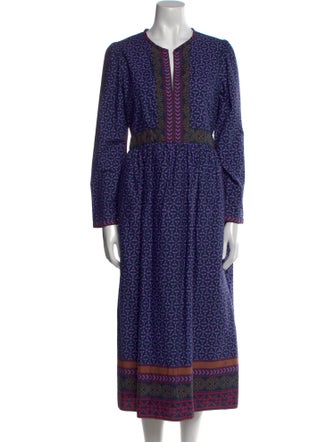 Xirena Printed Long Dress