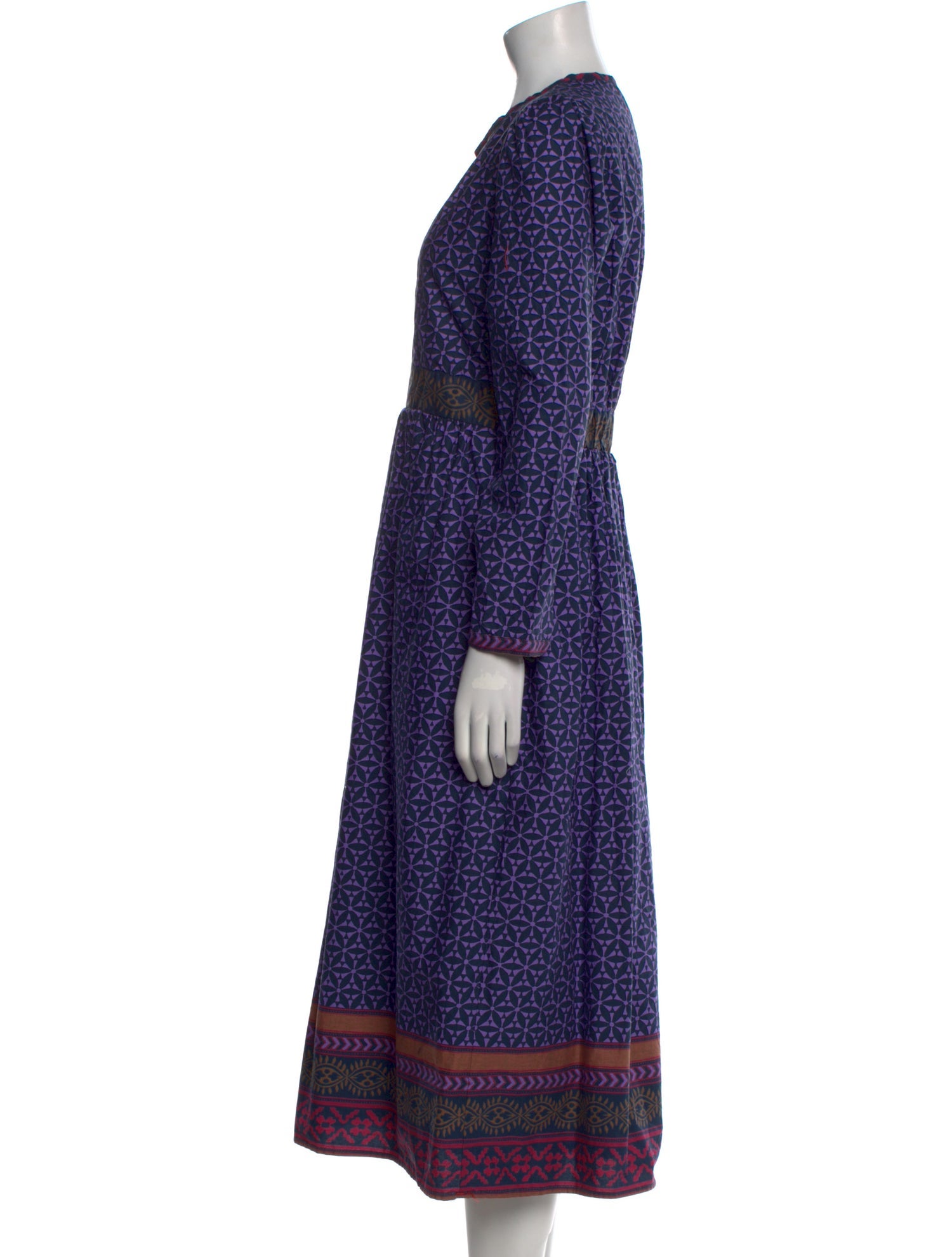 Xirena Printed Long Dress