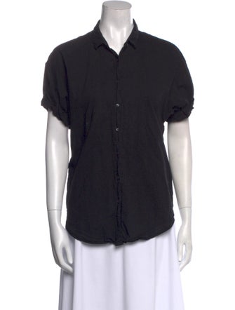 Xirena Short Sleeve Button-Up Top