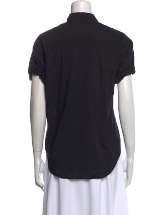 Xirena Short Sleeve Button-Up Top
