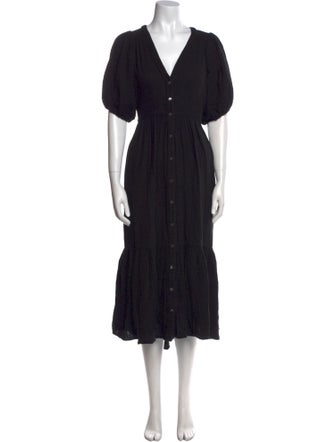 Xirena V-Neck Long Dress