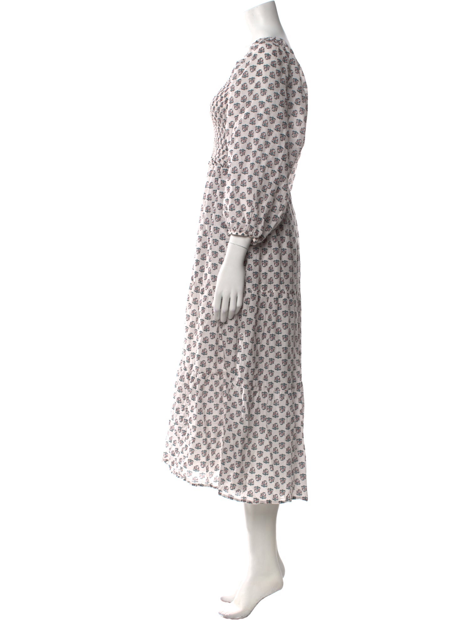 Xirena Floral Print Long Dress