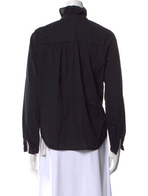 Xirena Mock Neck Long Sleeve Blouse