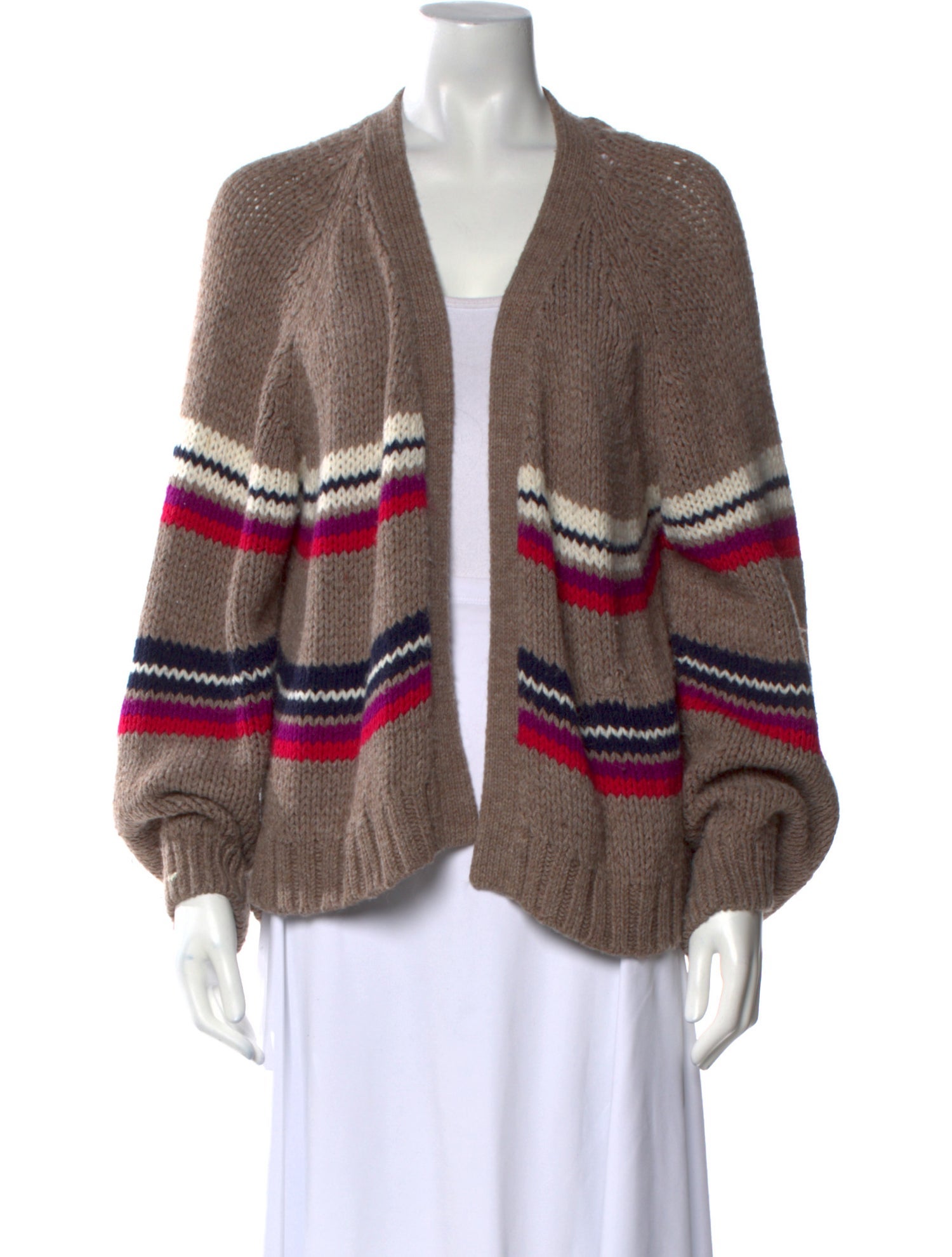 Xirena Striped V-Neck Sweater