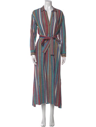 Xirena Striped Long Dress